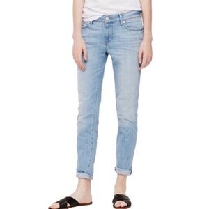 EUC Lou & Grey Light Wash Slouchy Skinny Jeans